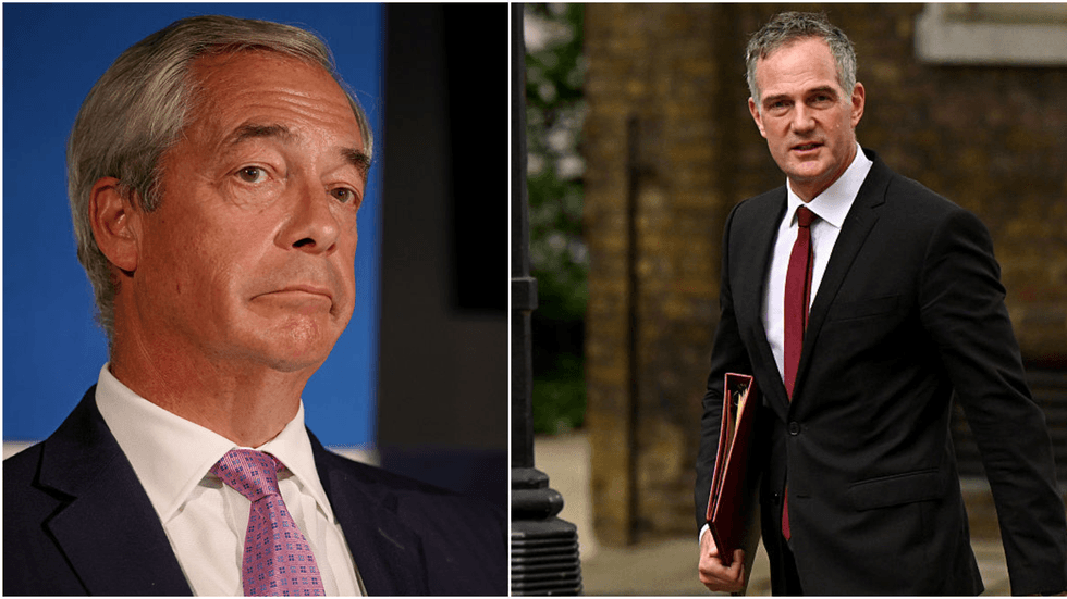 Farage and Peter Kyle