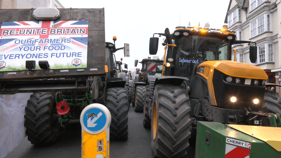 Farmer protest