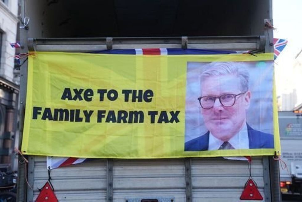 Farmer protests
