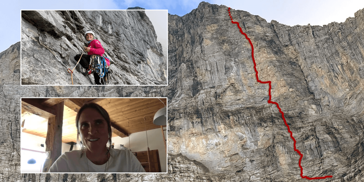 Bedfordshire climber survives 10-metre fall before opening first British route on Eiger in a decade