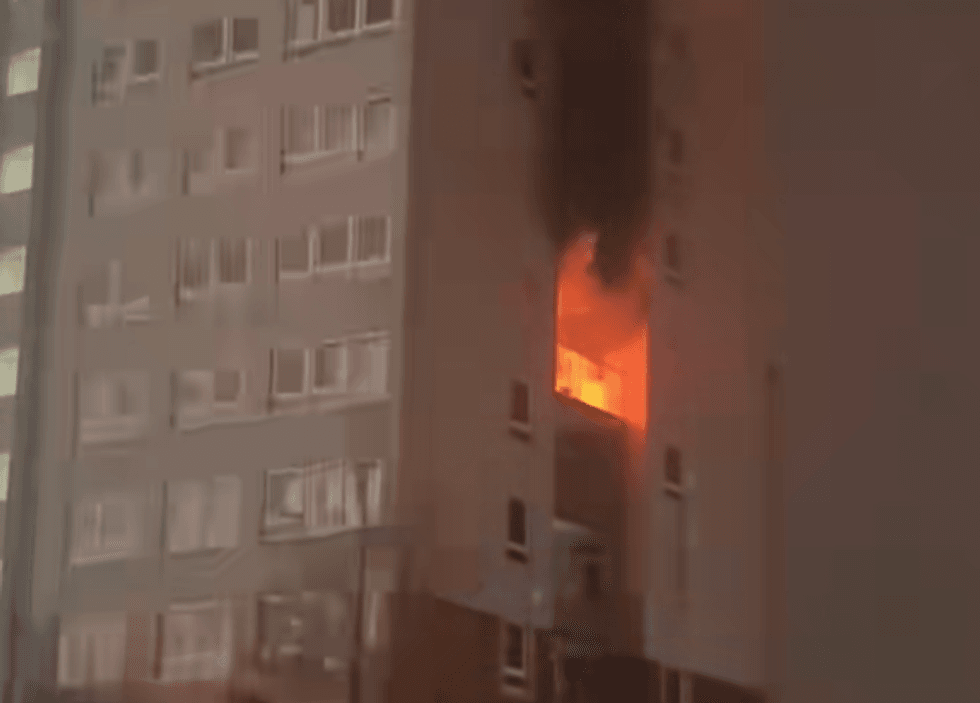 Fire at Knowsley Heights
