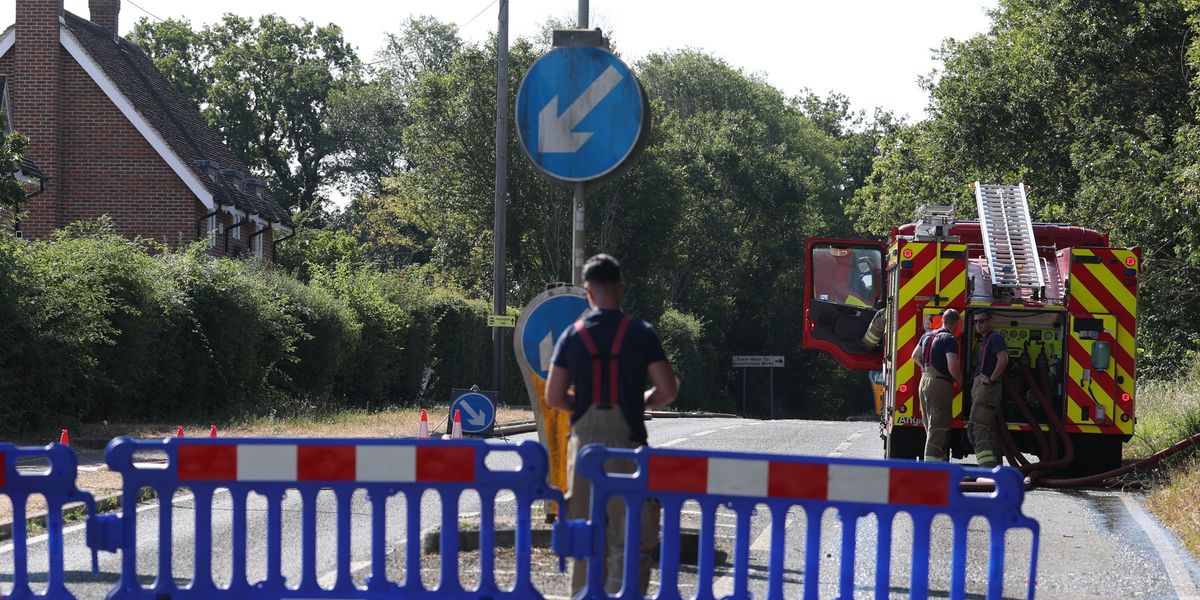 At least 20 firefighters injured as 'enormous' explosion rocks Essex village and destroys three fire engines