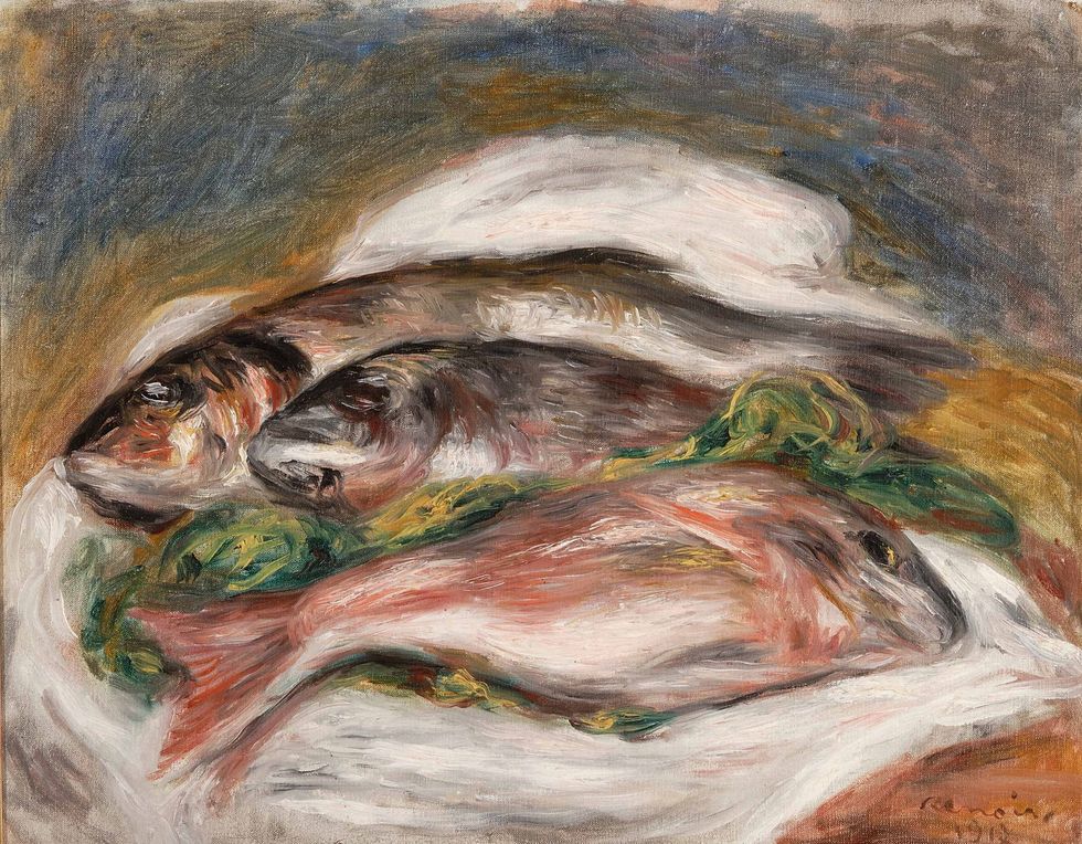 Fish by Pierre August Renoir