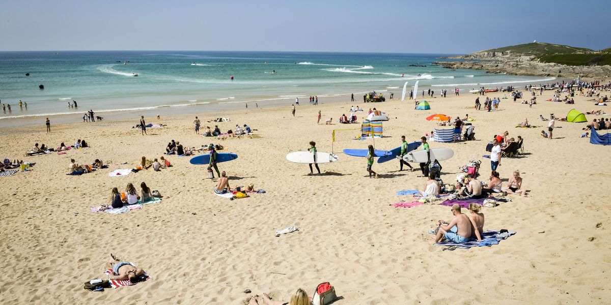 Man and woman die after getting into difficulty in water off popular British beach