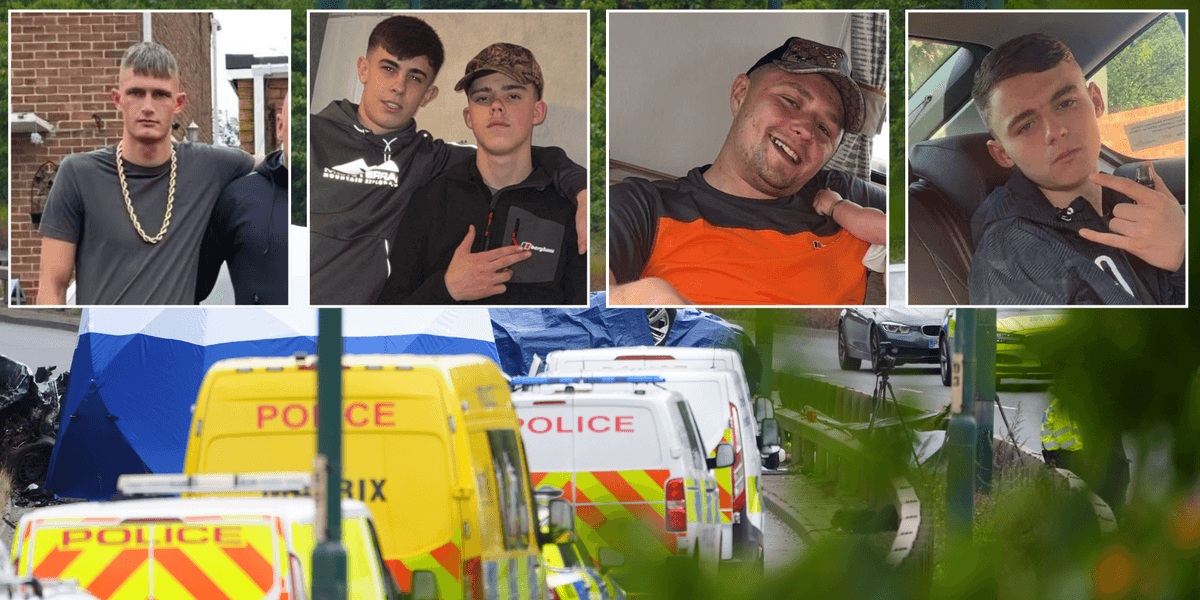 Five people who died in police crash identified after driving 'wrong way' down A66