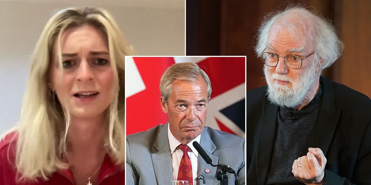 Ex-Archbishop of Canterbury blasted for 'divisive' attack on Nigel Farage: 'Entirely false!'