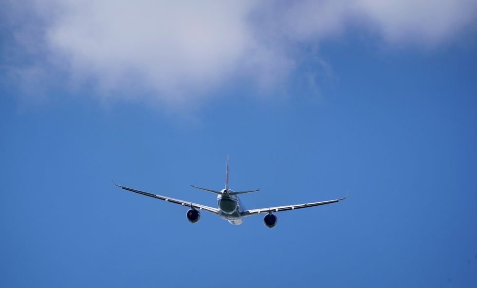 Flight takes off from UK