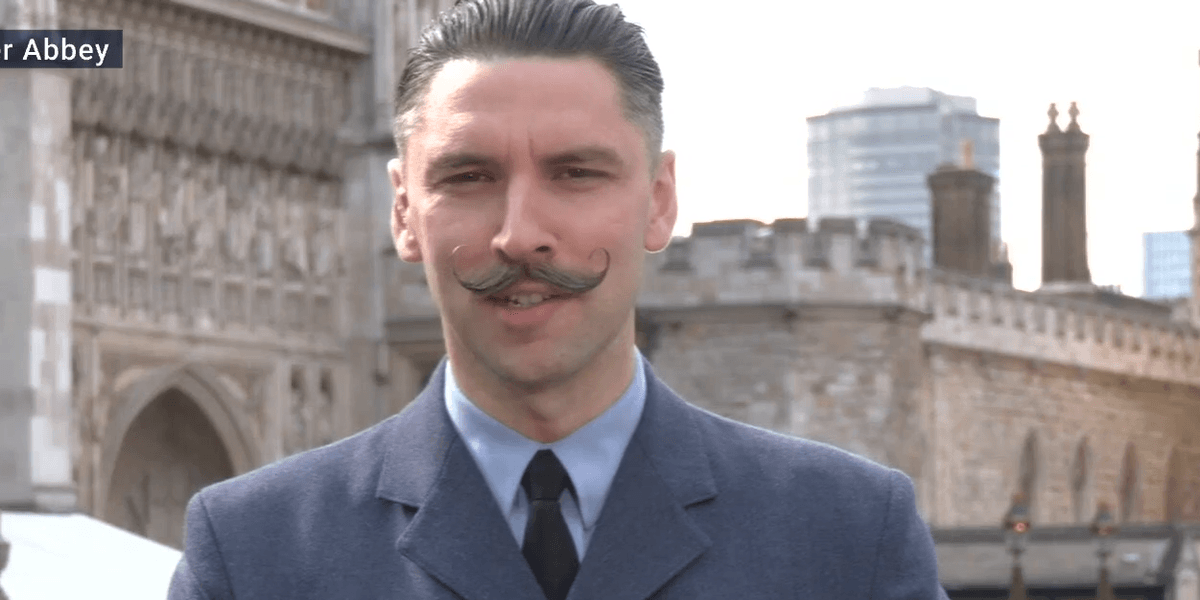RAF Officer 'full of emotion' as the story of his wartime grandparents remembered: 'I want to carry on their story'