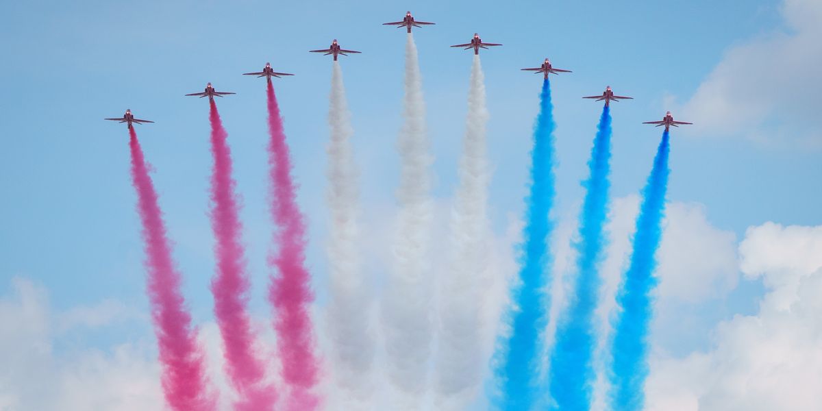 Coronation flypast to go ahead! Bad weather fails to stop iconic aircraft tribute to King Charles