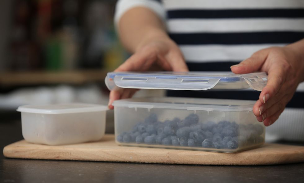 Food in sealed container