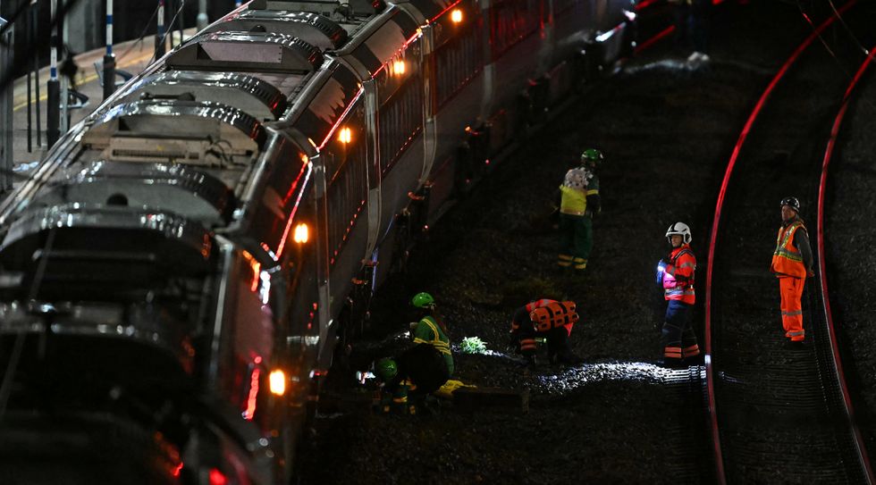 Footage from the scene in Huntingdon