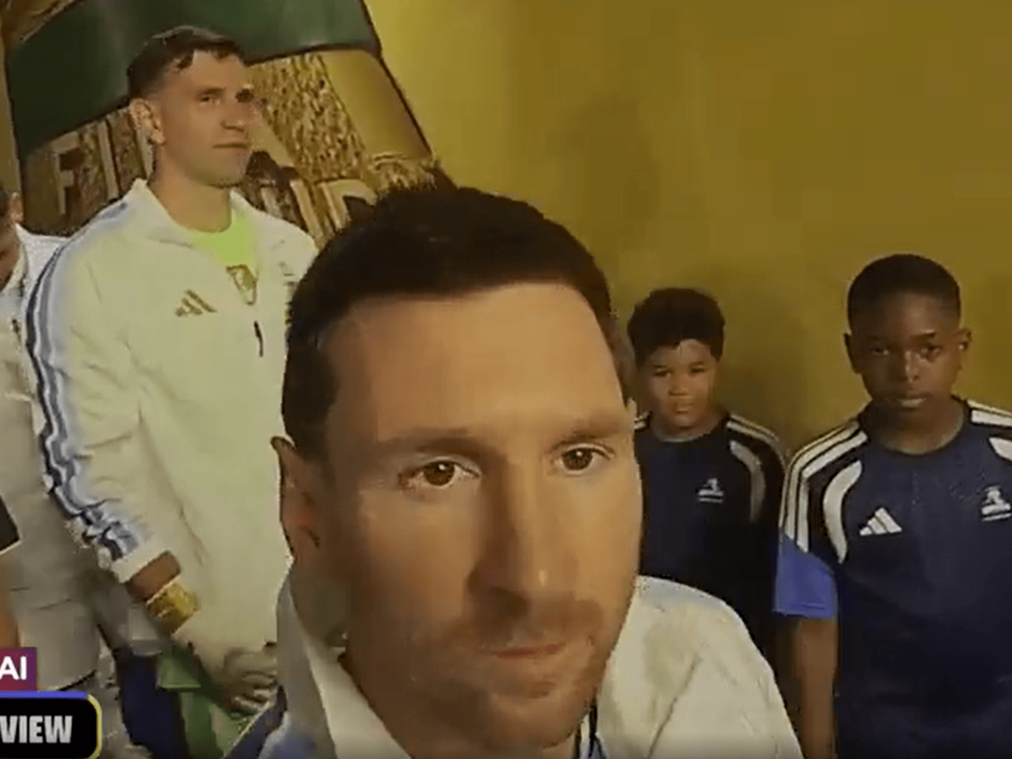 Footage from the World Cup final has emerged showing referee Slavko Vincic pleading with Lionel Messi