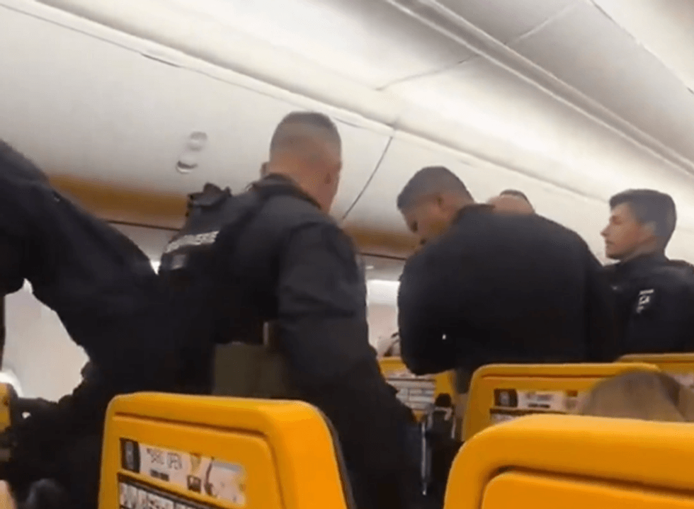Footage of the incident