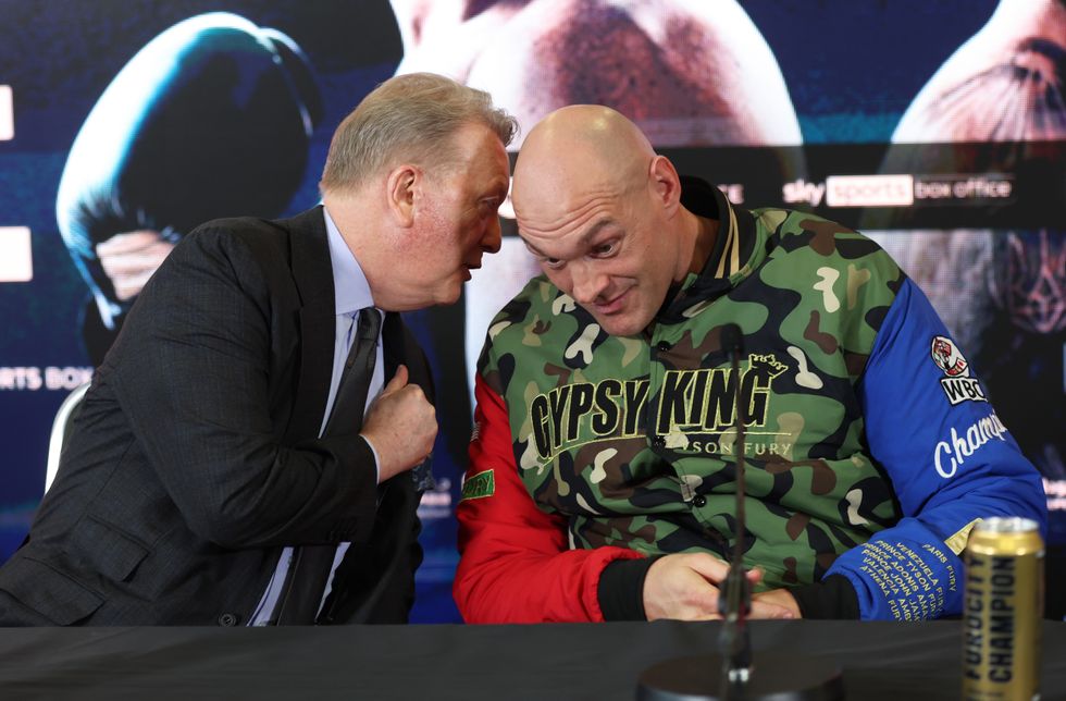 Frank Warren has taken aim at Oleksandr Usyk