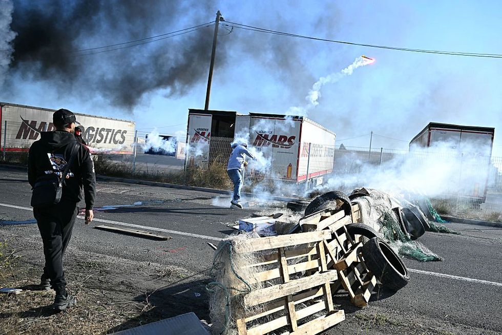 French fishermen protests