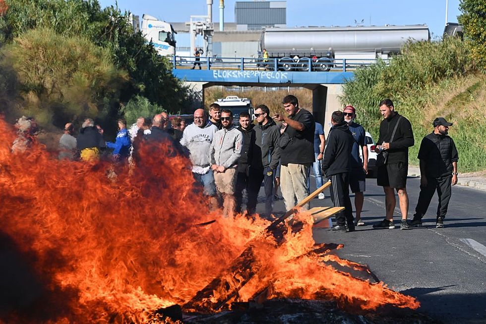 French fishermen protests