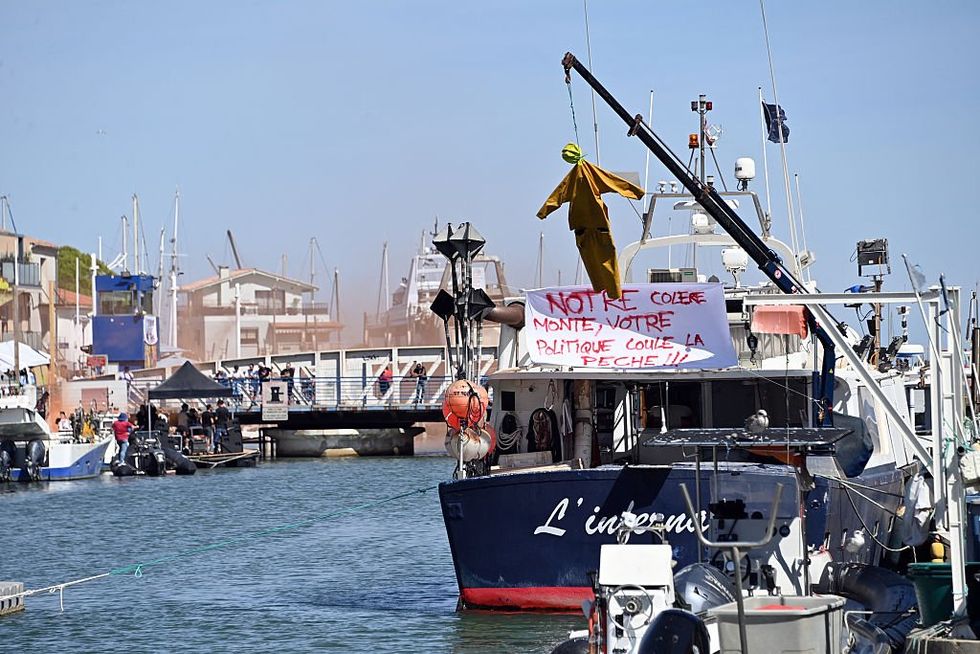 French fishermen protests