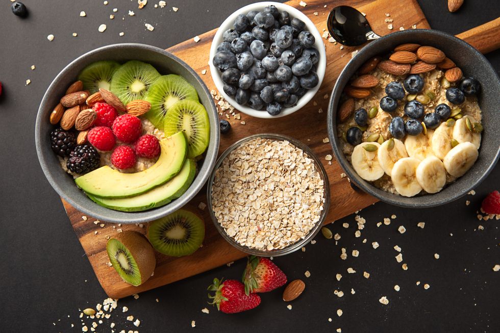 Fruit and oats