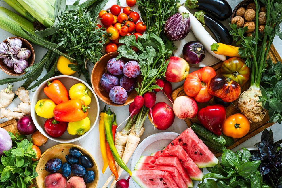 fruit and vegetable platter
