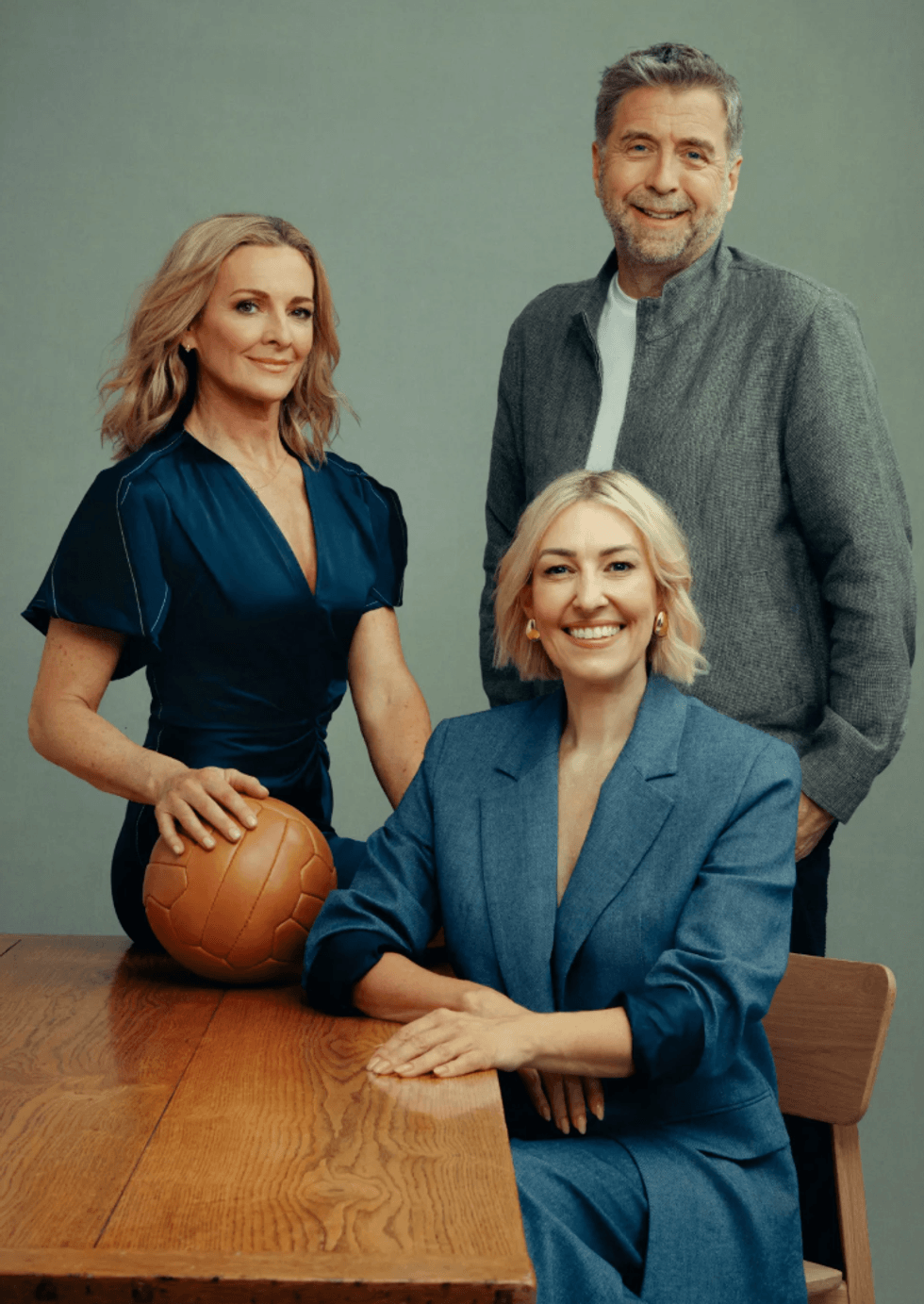 Gaby Logan, Mark Chapman, Kelly Cates