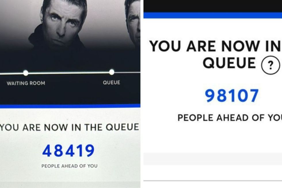 GB News has seen screenshots of fans experiences in the queue