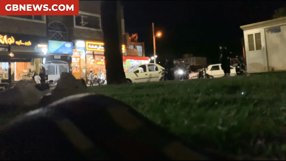GB News obtained footage of the gun-toting biker gang