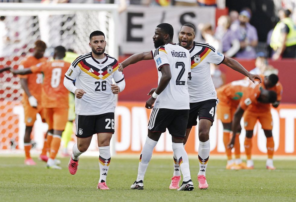 Germany are back level against the Ivory Coast