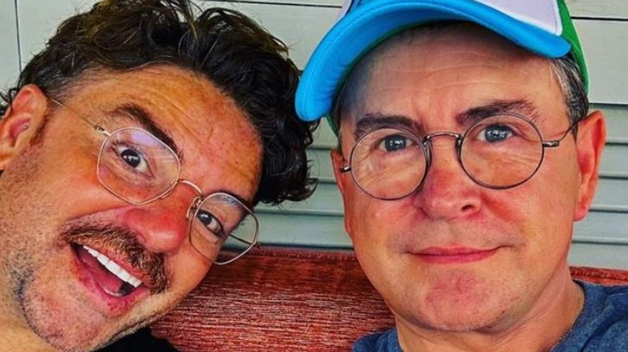 Gogglebox's Stephen Webb (right)