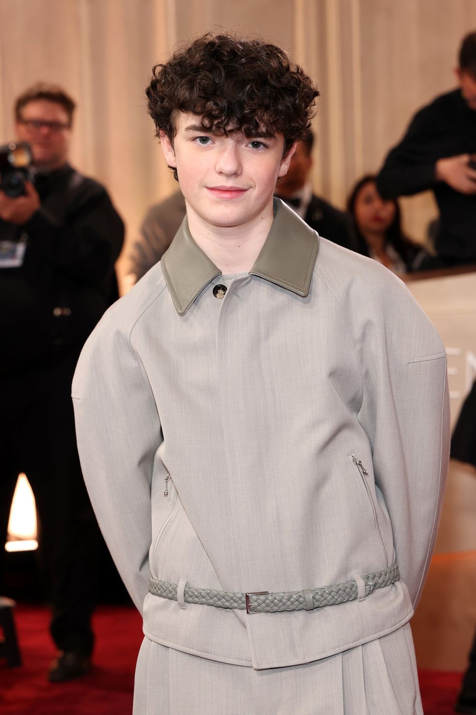 Golden Globes 2026 red carpet: Adoolescence breakout star Owen Cooper