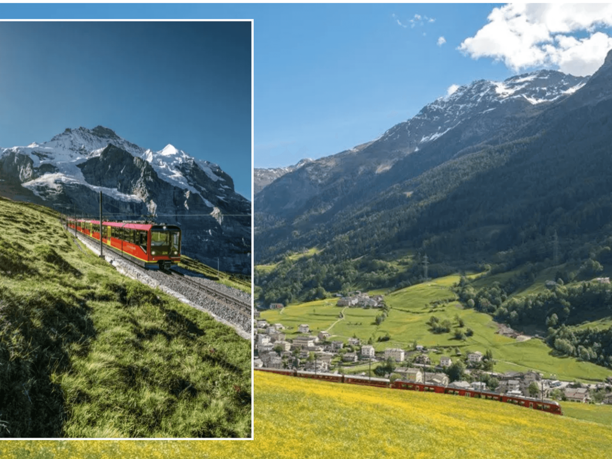 GoldenPass Line, Switzerland / The Alps and the Bernina Express