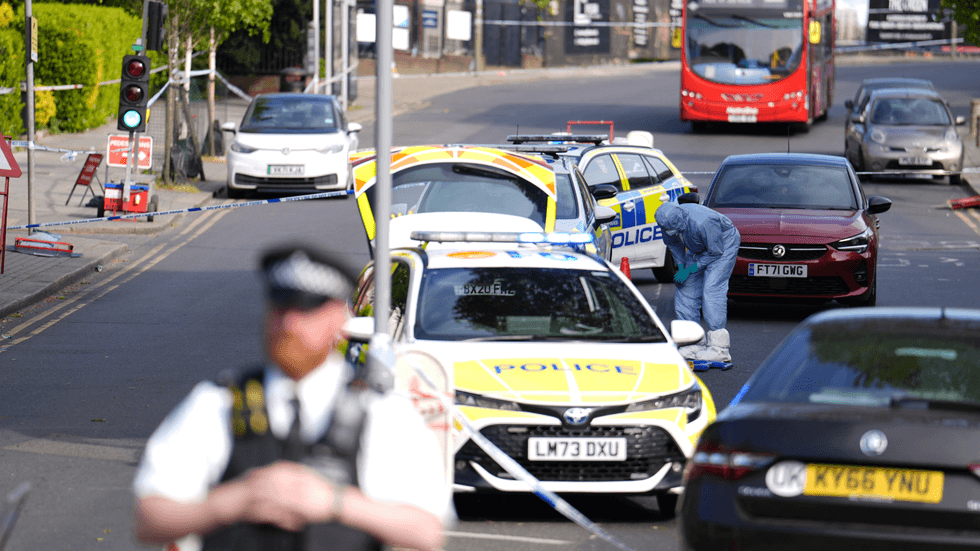Golders Green attack scene