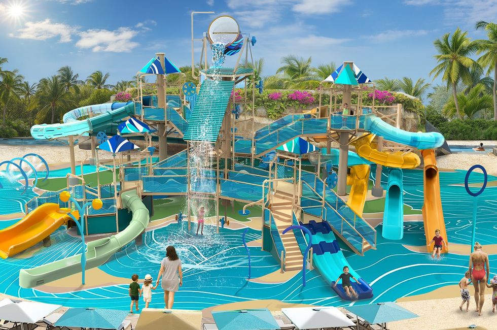 Great Stirrup Cay waterpark plans slides