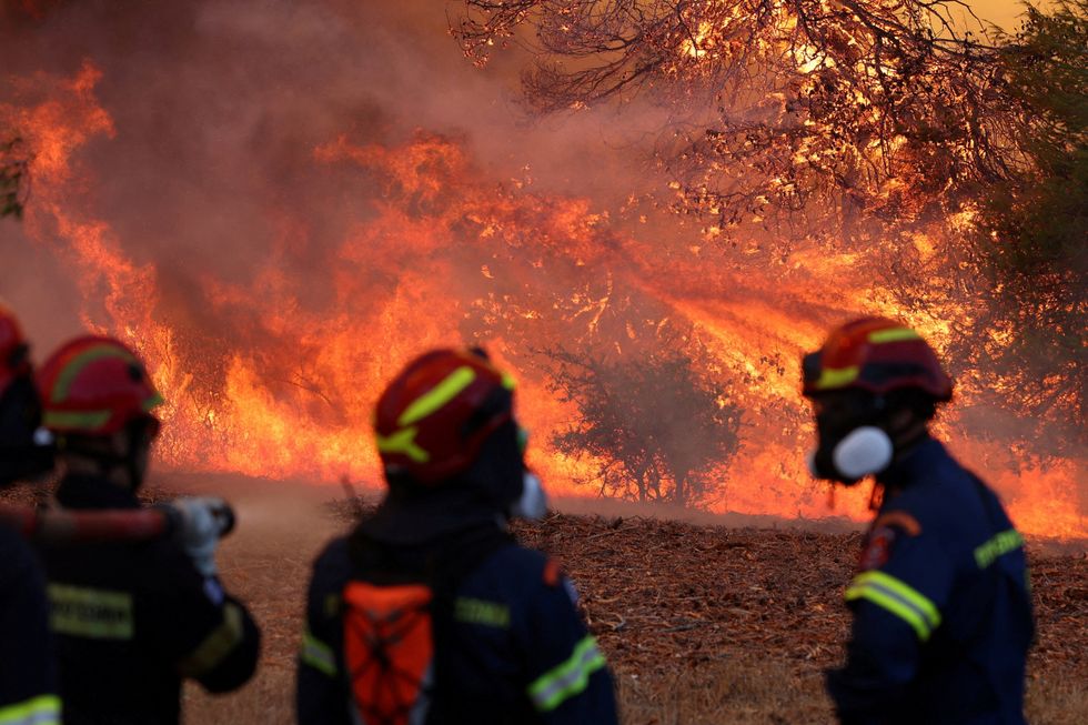 Greece wildfires