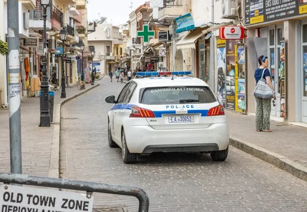 Greek police car