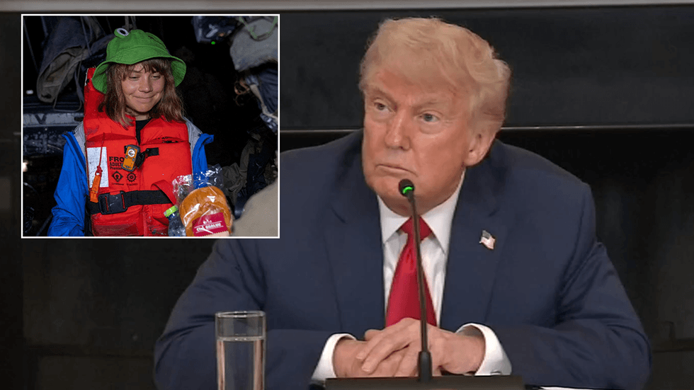 Greta Thunberg and Donald Trump