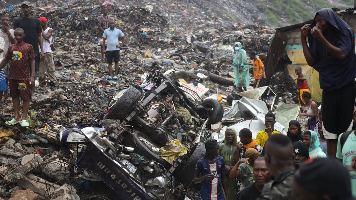 Guinea landfill landslide