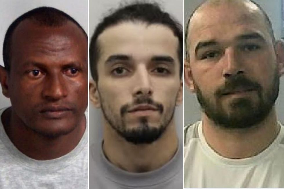 Hadush Kebatu, Brahim Kaddour-Cherif and William Smith have all been released by mistake