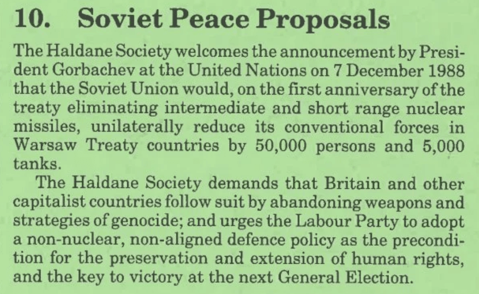 Haldane Society of Socialist Lawyers