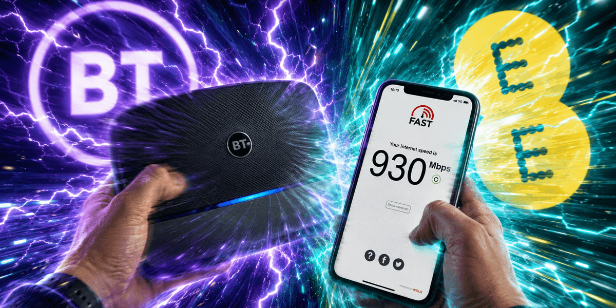 BT and EE ranked best broadband and mobile providers after 104 million tests, but there's a cost