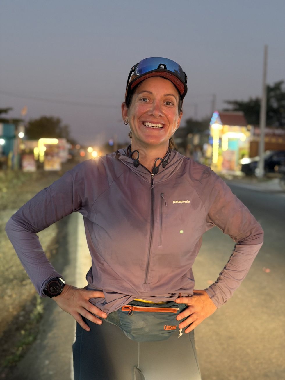 Hannah Cox at night