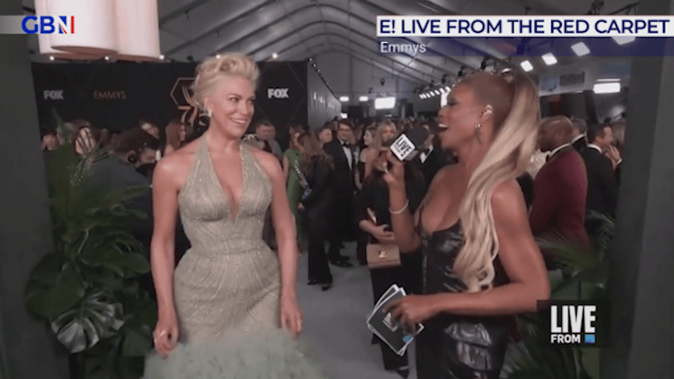 Hannah Waddingham and  Laverne Cox
