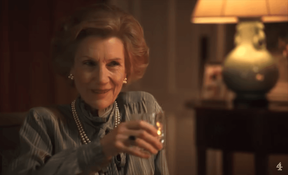 Harriet Walter as Margaret Thatcher