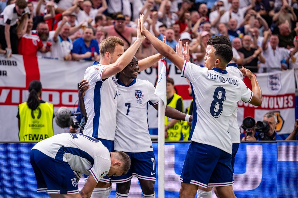 Harry Kane England Denmark