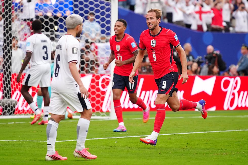Harry Kane netted England's second goal against Panama