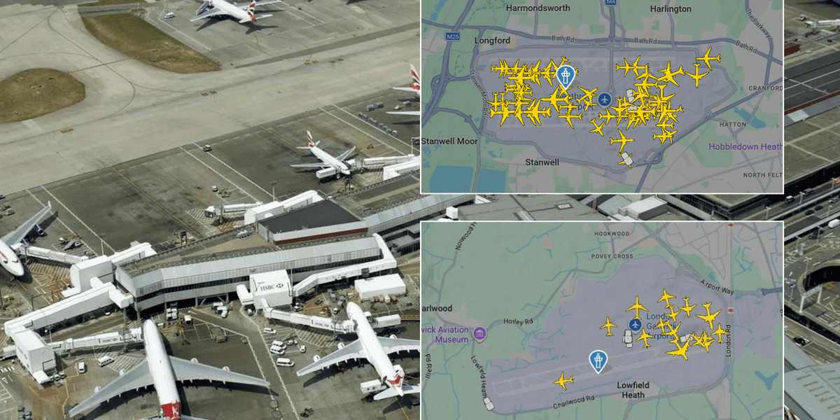 UK airports plunged into chaos as 200 flights cancelled across Britain due to major issue