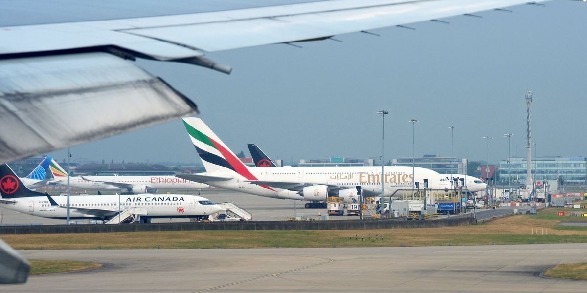 Heathrow Airport warns of passenger disruption after roads blocked by flooding