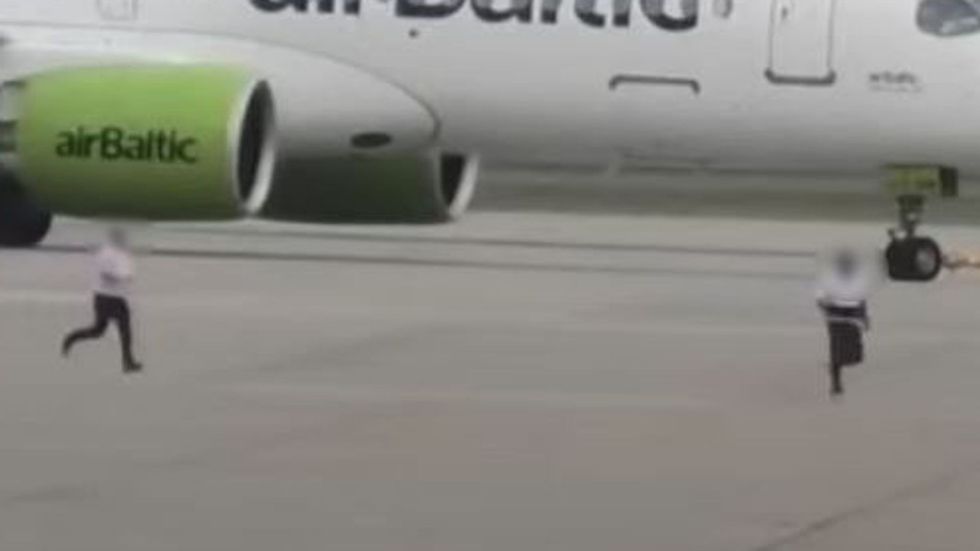 Heathrow security chase