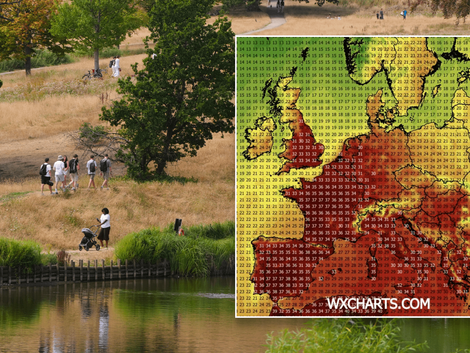 Heatwave collage