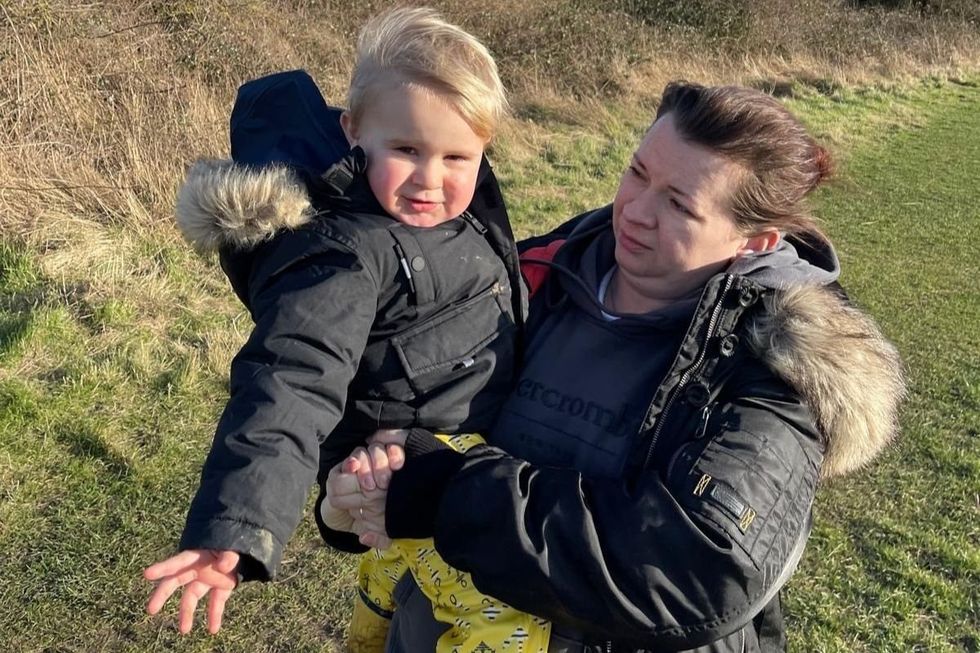Helen and son