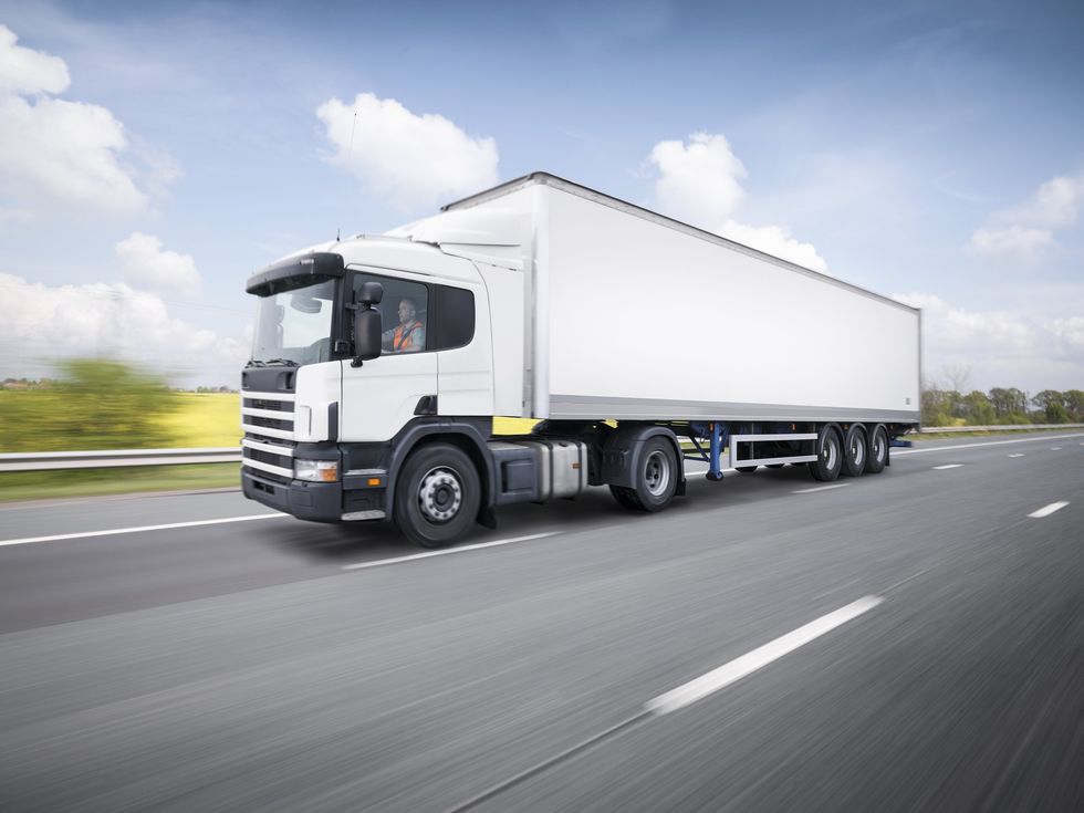 HGV on road